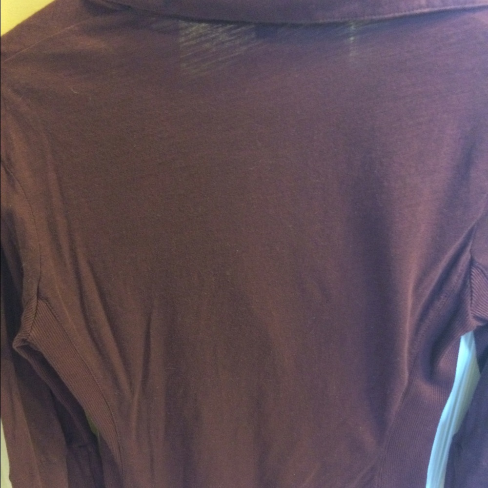 James Perse Standard Black Panel Button Down Shir… - image 3